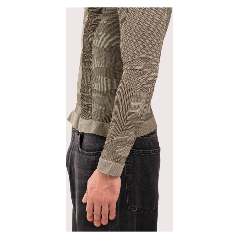 Misbhv Camo Lange Mouw Sport Tee Beige Heren