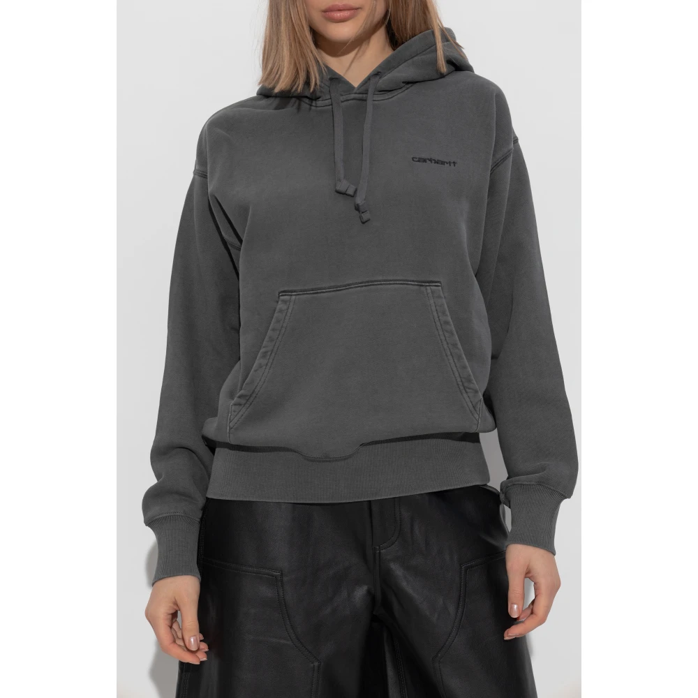Carhartt WIP Hoodie Gray Dames
