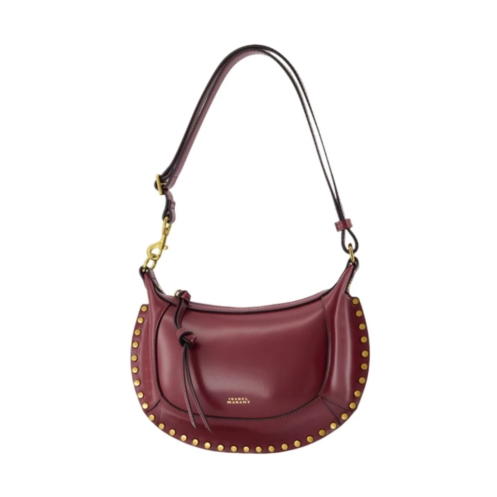 Isabel Marant Red Burgundy Leather Shoulder Bag - Female - Shoulder Bags - One Size - Bags