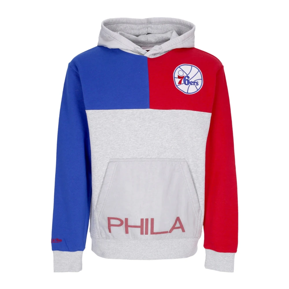Mitchell & Ness NBA Tie Breaker Hoodie Grijs Multicolor Heren