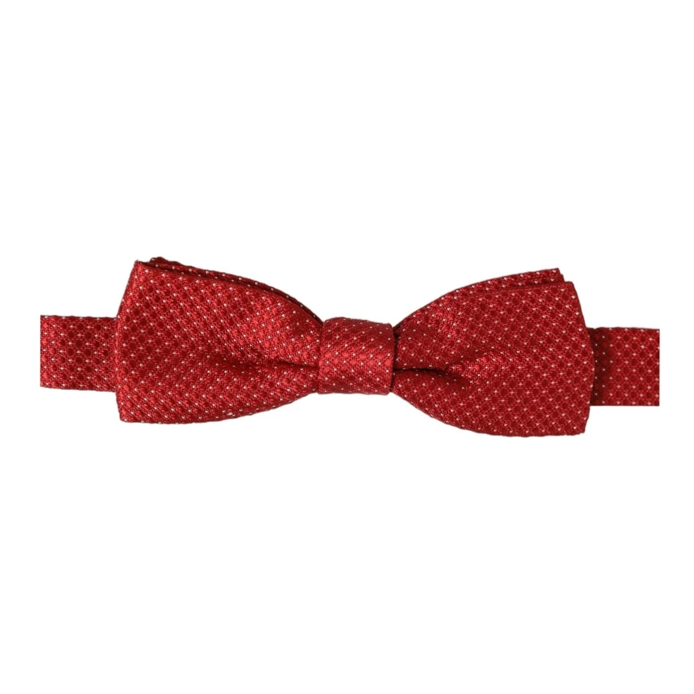 Dolce & Gabbana , Bow Ties, Male, Red, One Size, Papillon Bow Tie