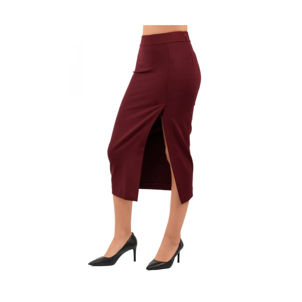 Hanita Stijlvolle Rok voor Vrouwen Red Dames