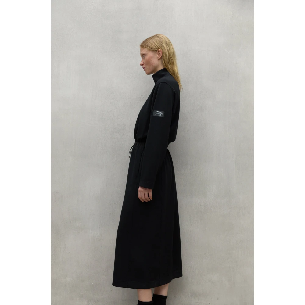 Ecoalf Zwarte Jurk 319 Black Dames