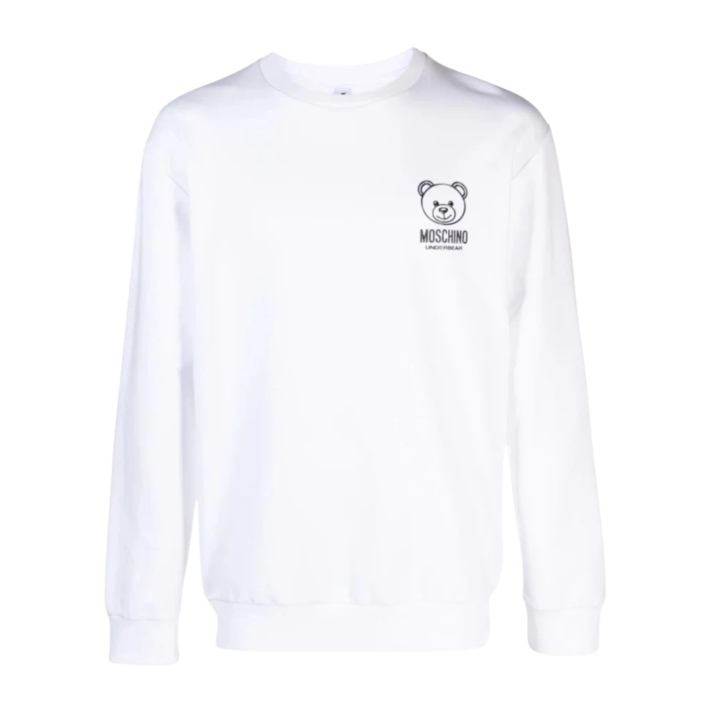 Moschino Witte Sweater 1V1A170144220001 White Heren