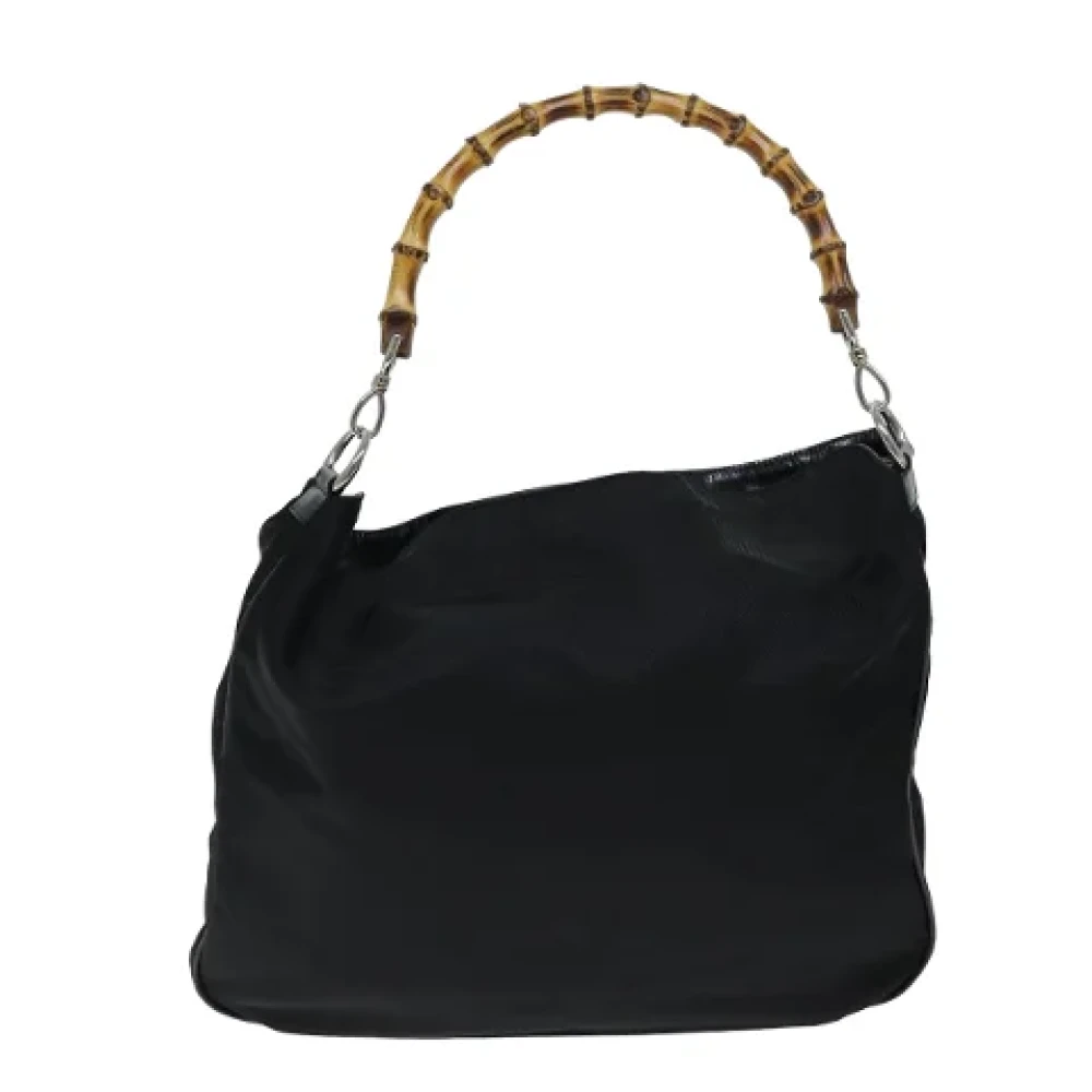 Gucci Vintage Pre-owned Nylon gucci-bags Brown Dames