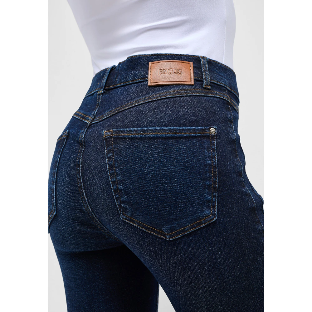 Angels Stijlvolle Seam Jurk Blue Dames