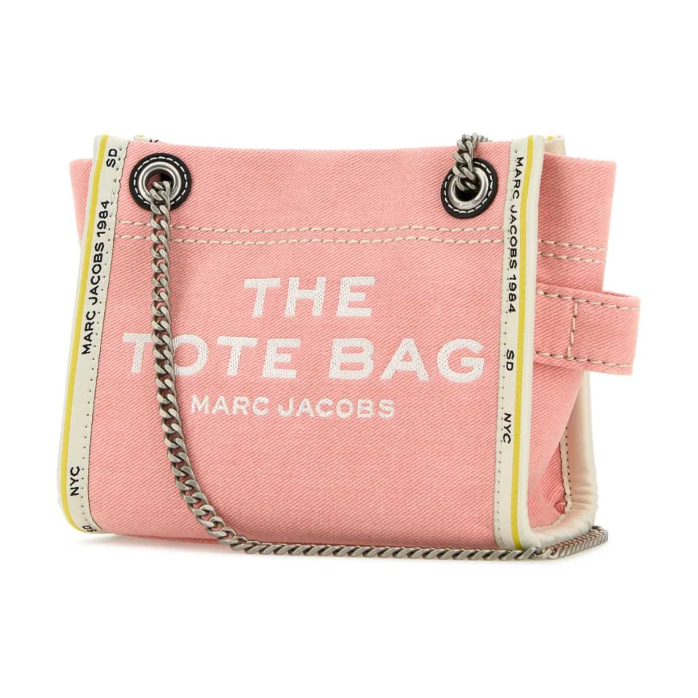 Marc Jacobs Roze Denim Chain Schoudertas Pink Dames