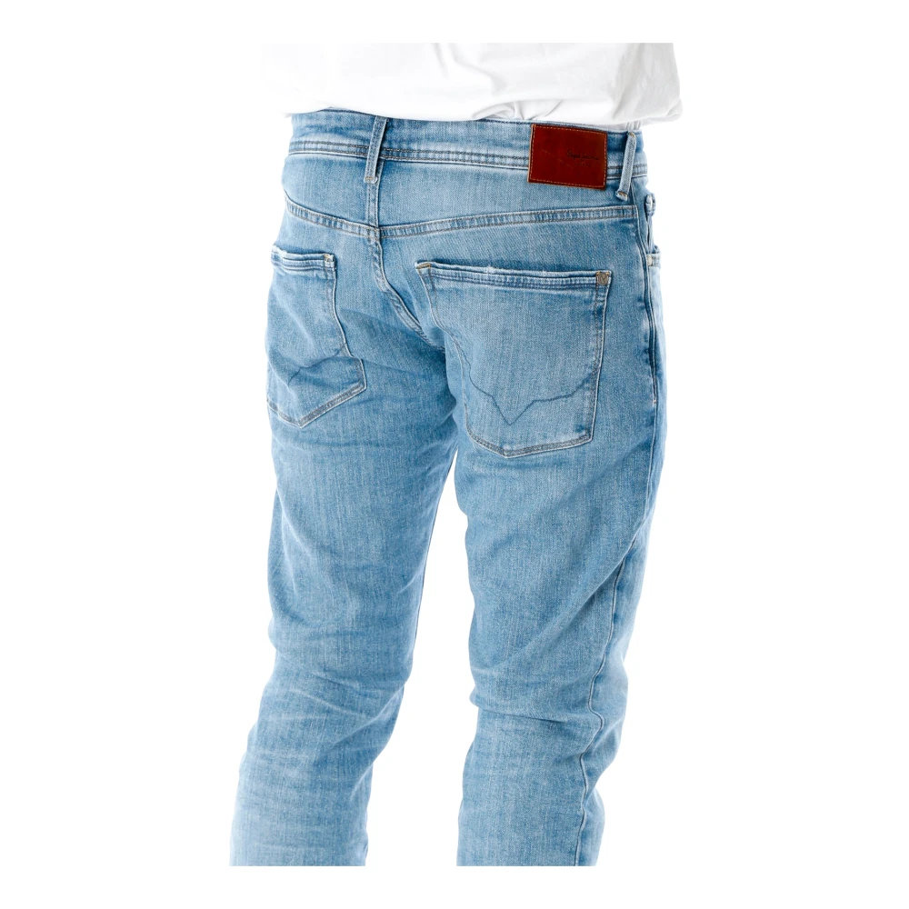 Pepe Jeans Slim Fit Tapered Jeans Blue Heren