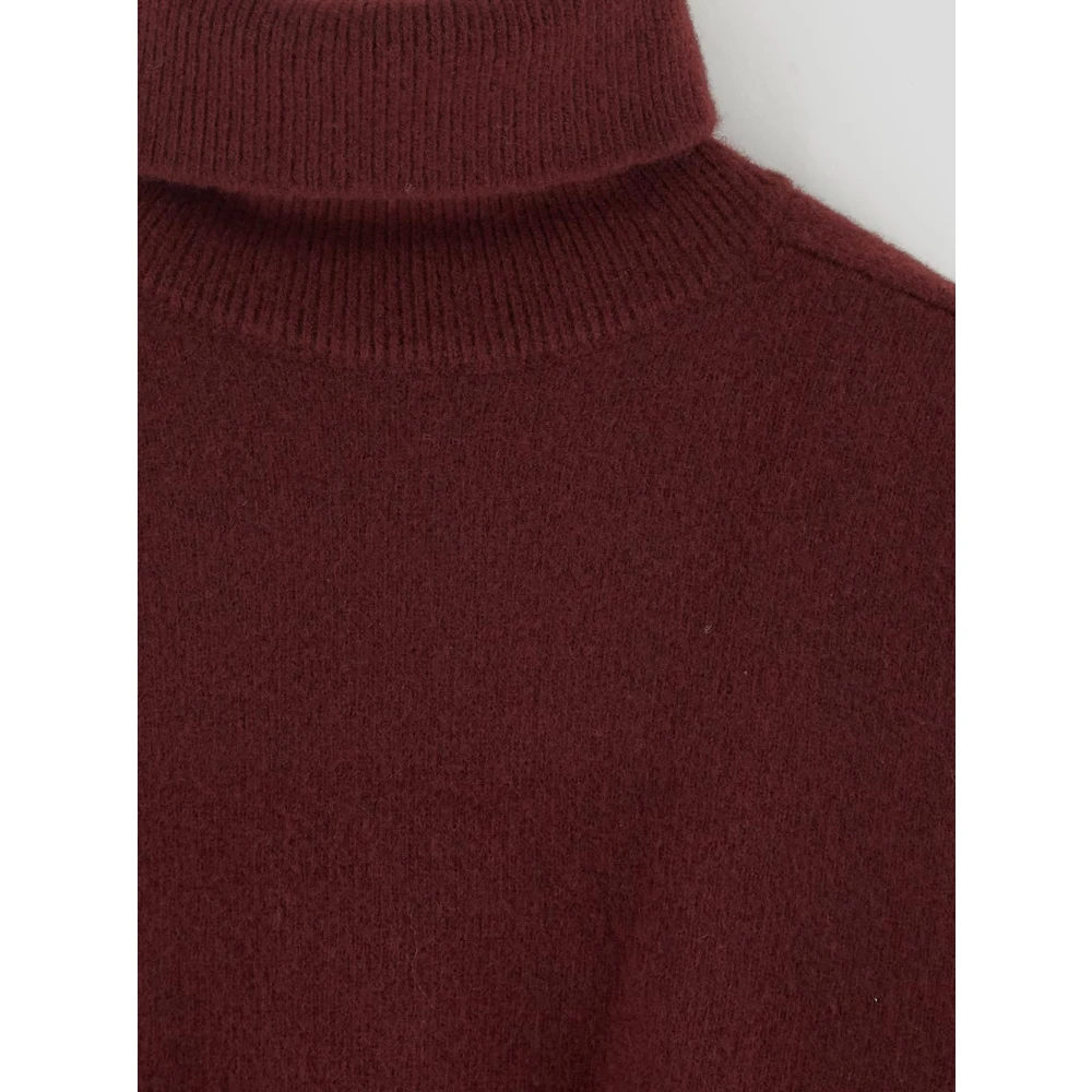 Maison Margiela Wollen Turtleneck Gebreid Red Heren