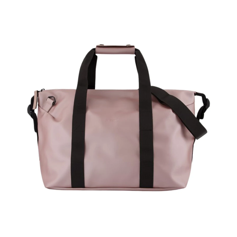 Rains Roze Waterdichte Tas met Ritssluiting Pink Unisex