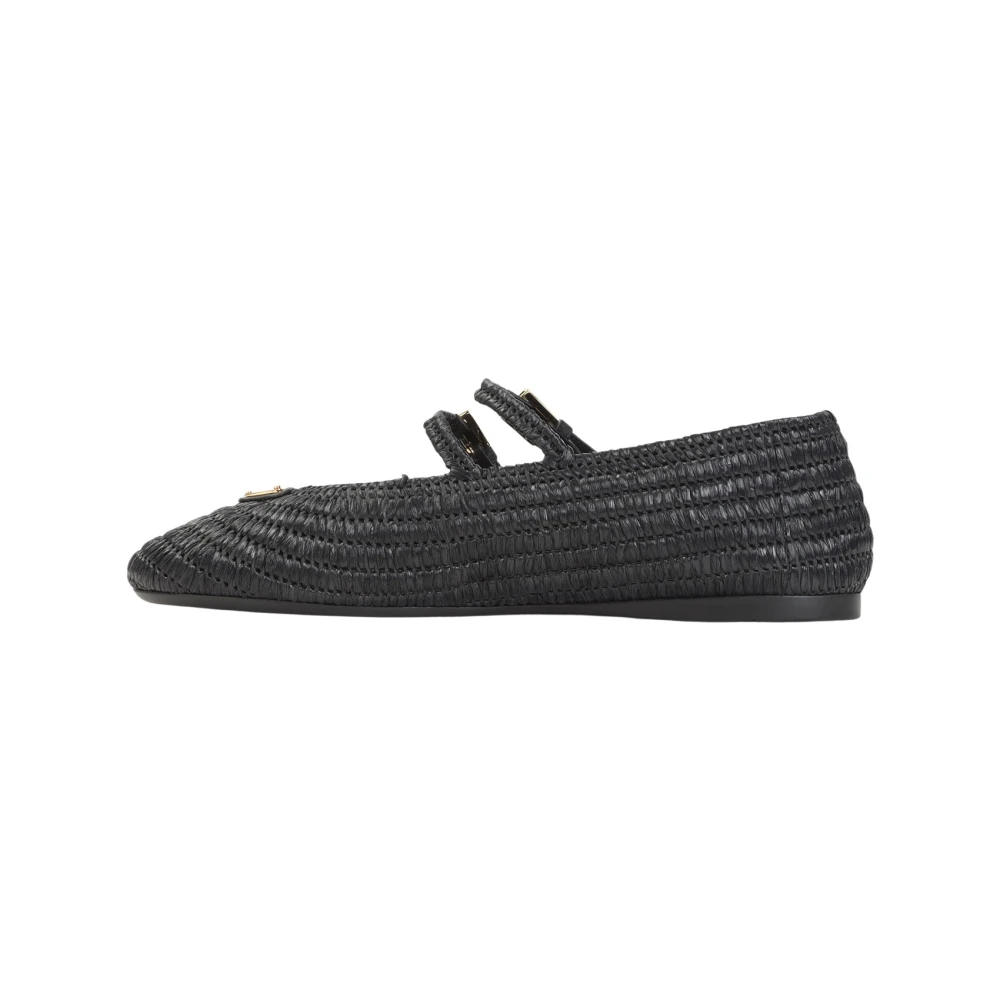 Prada Women's Black Crochet Ballerinas - Ballerina Shoes - 3 Uk - Shoes