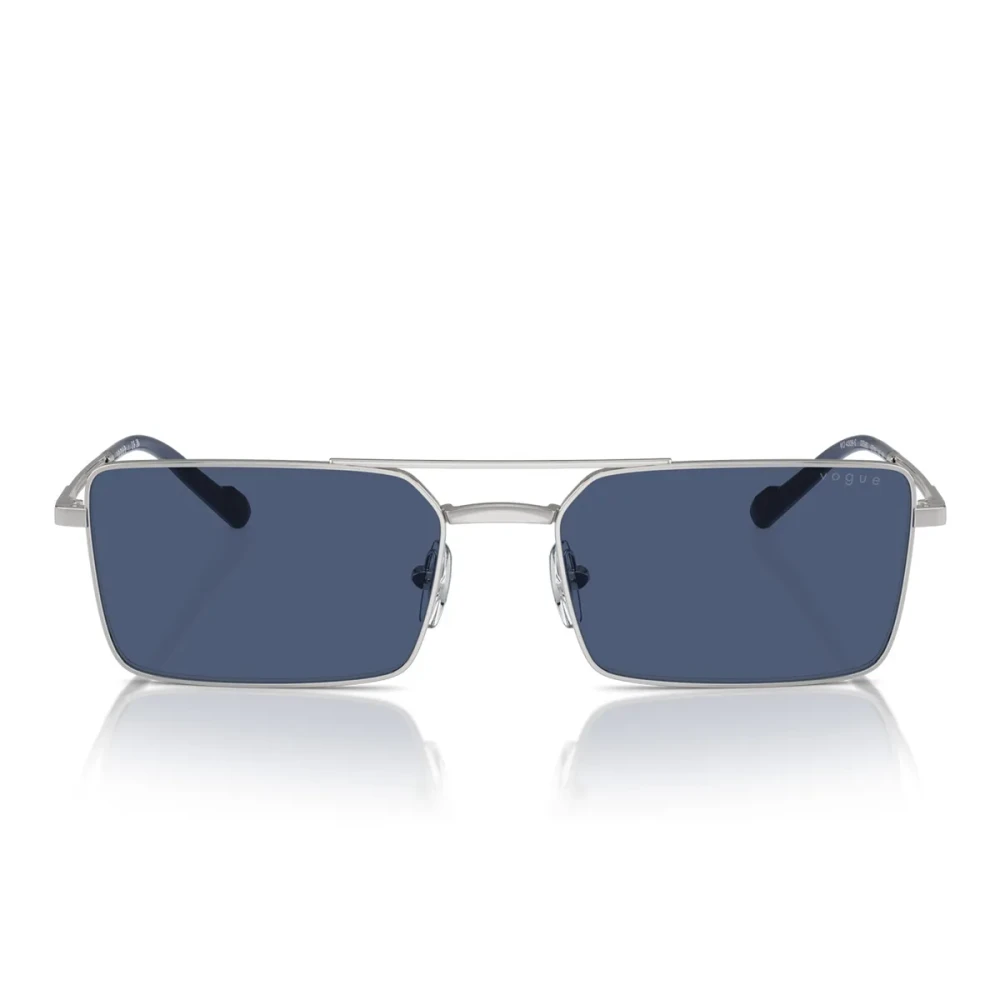 Vogue Unisex Gray Bold Rectangular Sunglasses For Men