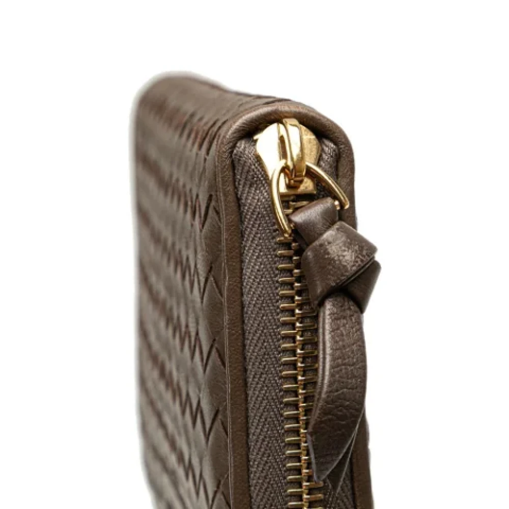 Bottega Veneta Vintage Pre-owned Leather home-office Brown Dames