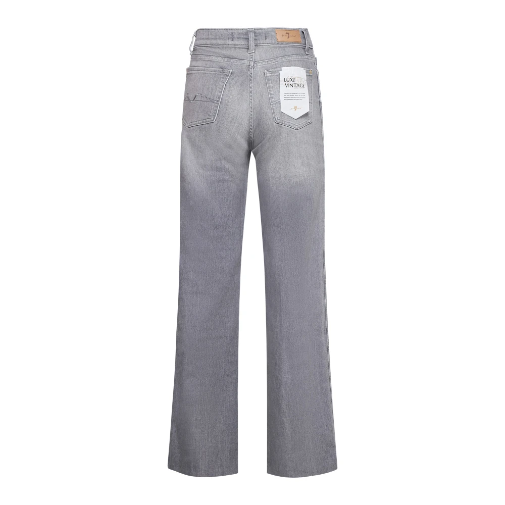 7 For All Mankind Grijze Denim Jeans Gray Dames