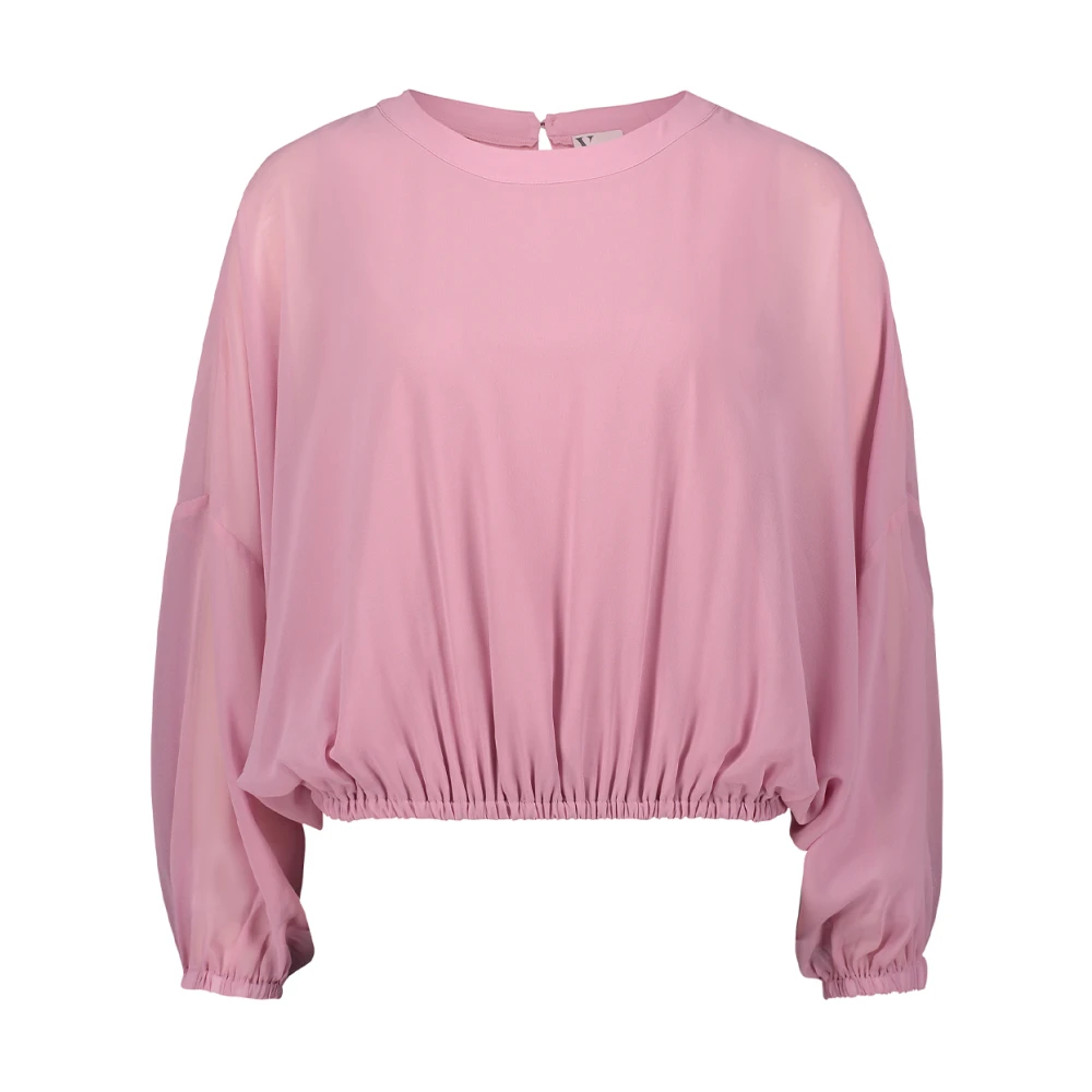 Vera Mont Lange Mouw Blouse Pink Dames