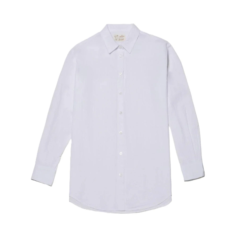 Mc2 Saint Barth White Shirts, Female, M, Brigitte Shirt