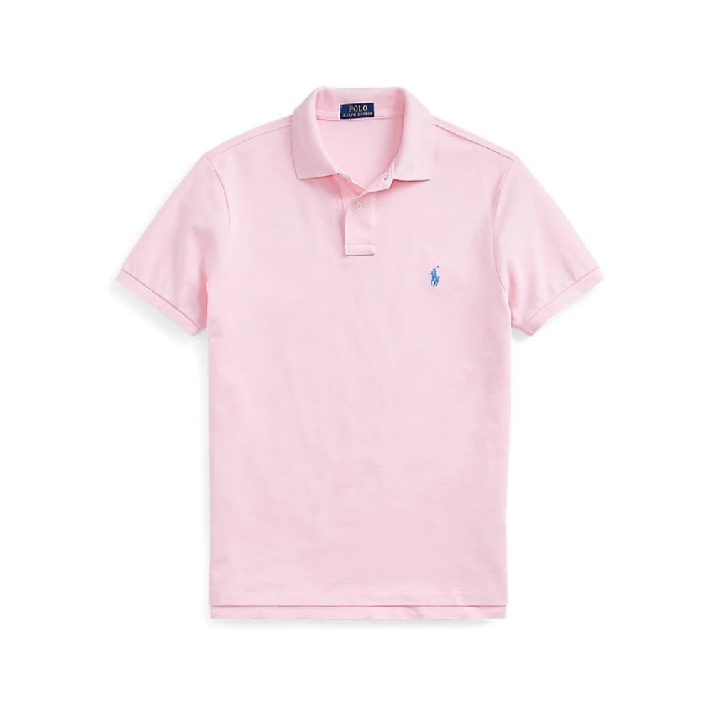 Ralph Lauren Rosa Pikétröja Med Krage