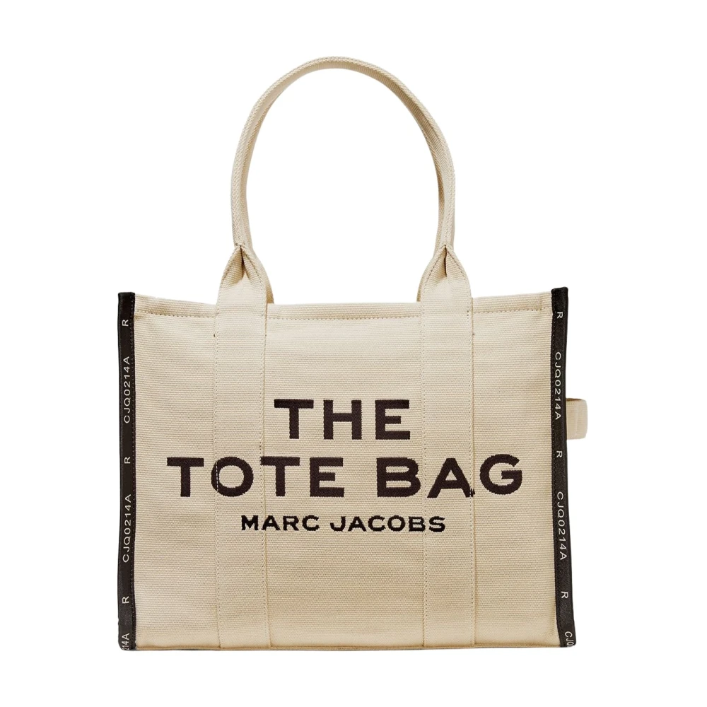 Marc Jacobs Jacquard Tote Bag in Beige Dames
