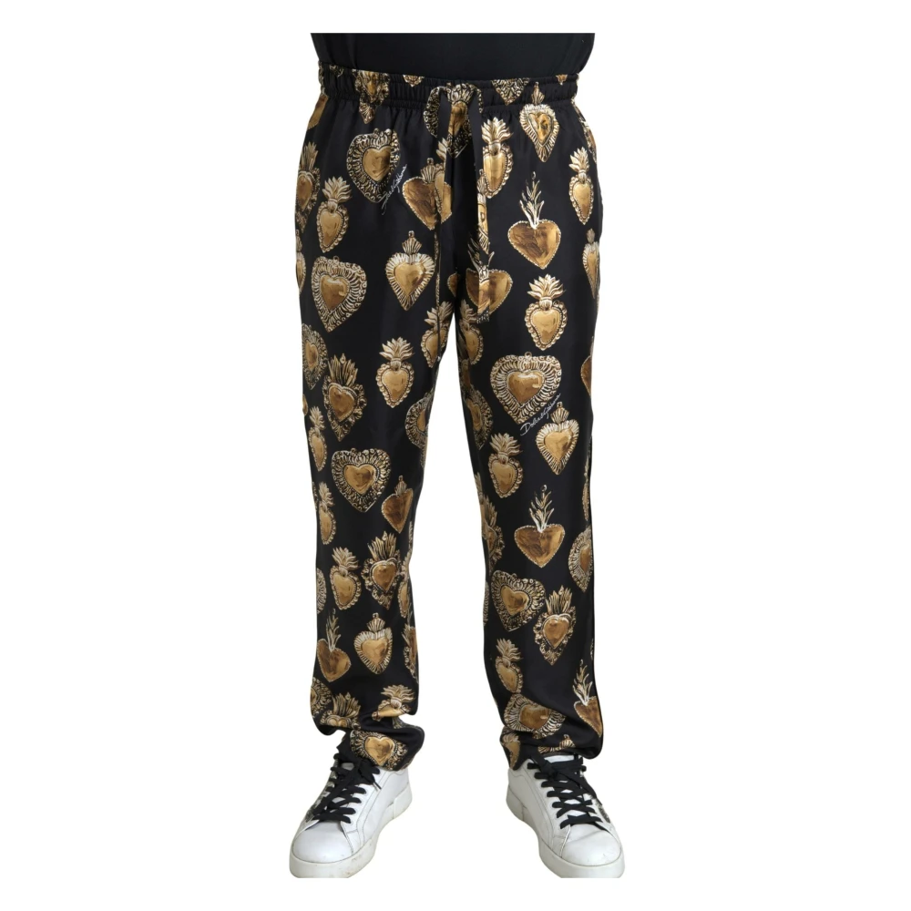 Dolce & Gabbana Straight Trousers Multicolor Heren
