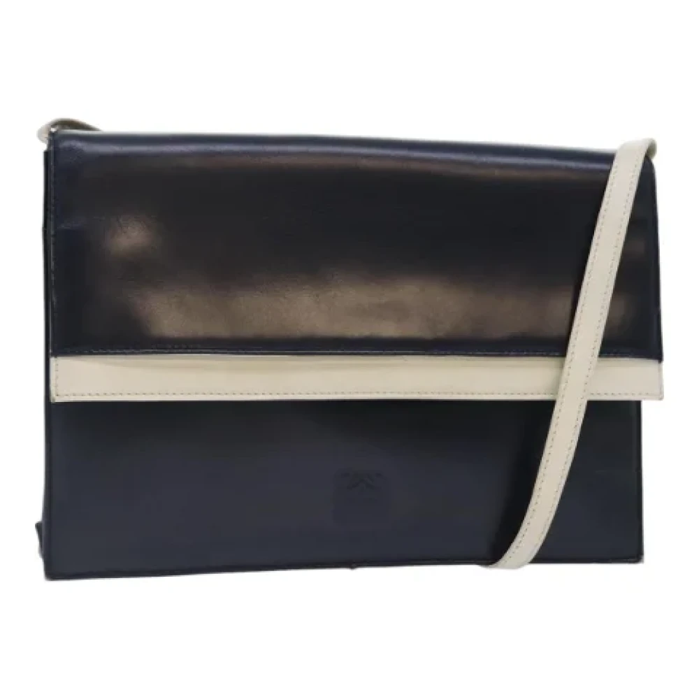 Loewe Pre-owned Leather shoulder-bags Blue Dames