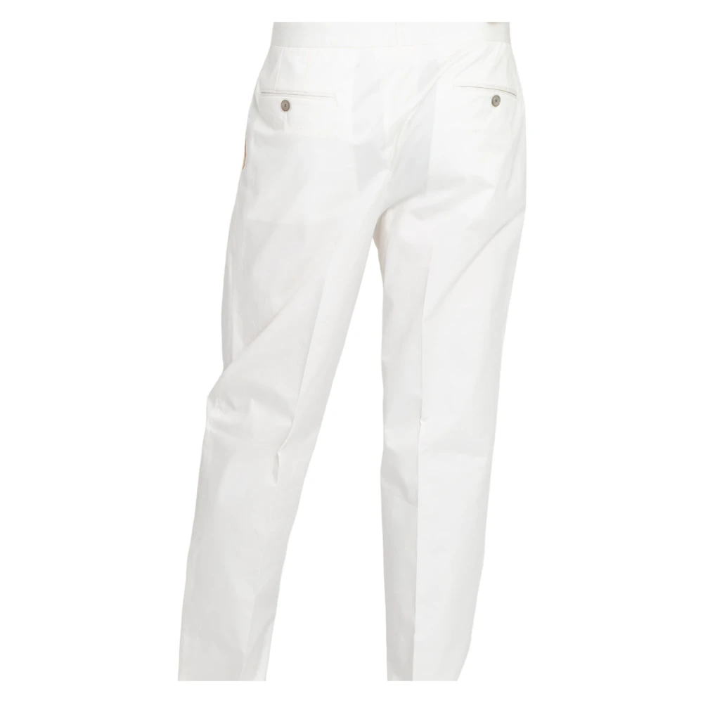 Briglia Katoenen Riem Broek met Piccadilly Stijl White Heren