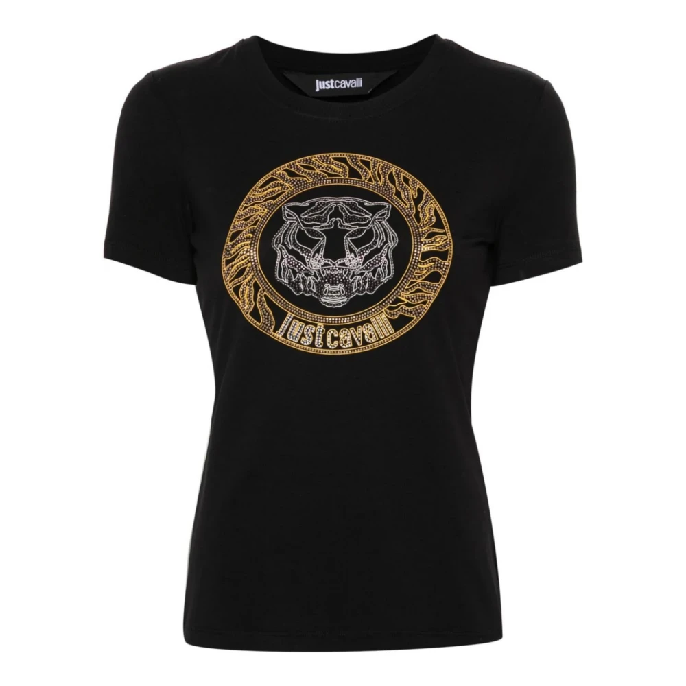 Just Cavalli Stijlvolle T-shirts en Polos Black Dames