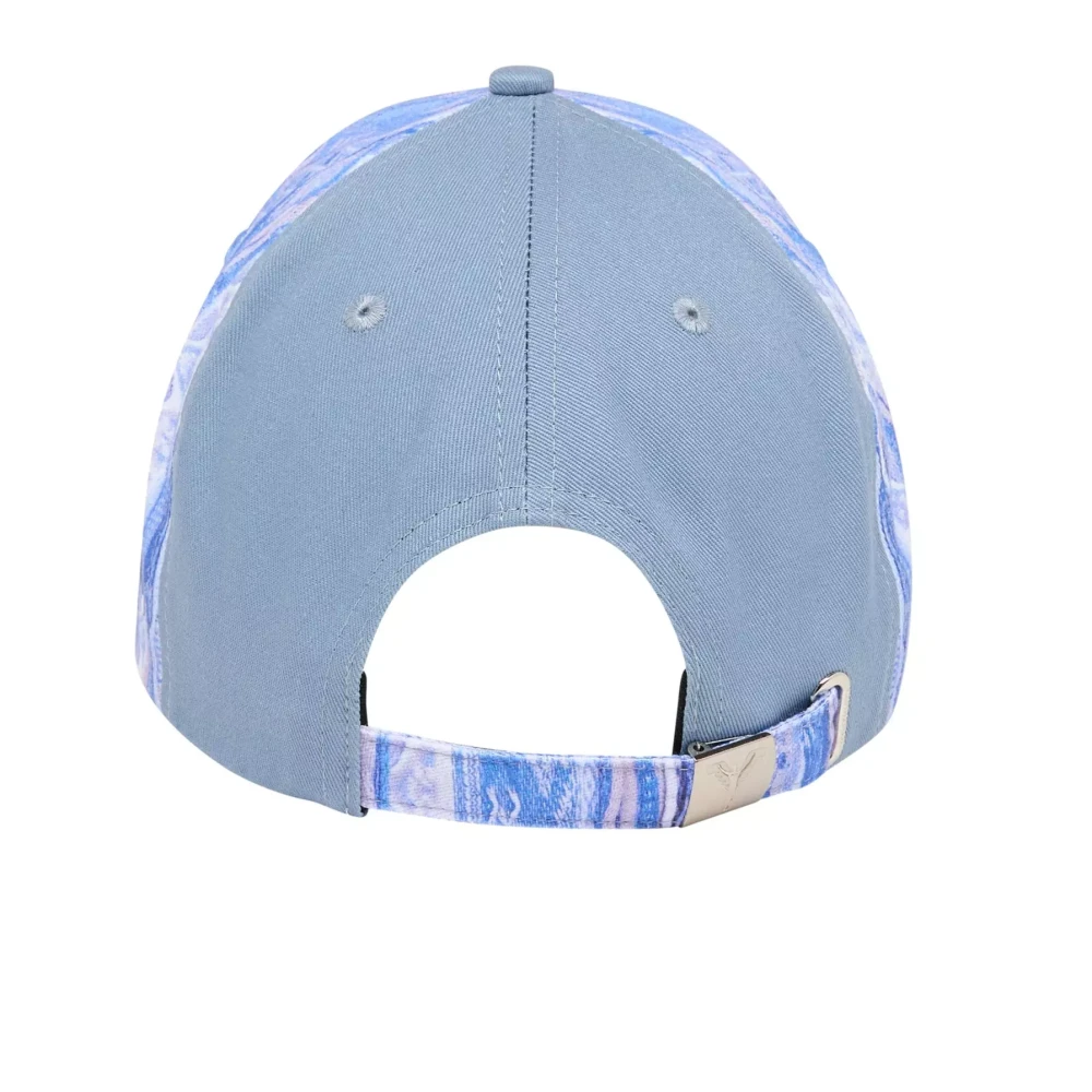 carlo colucci Velcro Badge Baseball Pet Blauw Multicolor Unisex