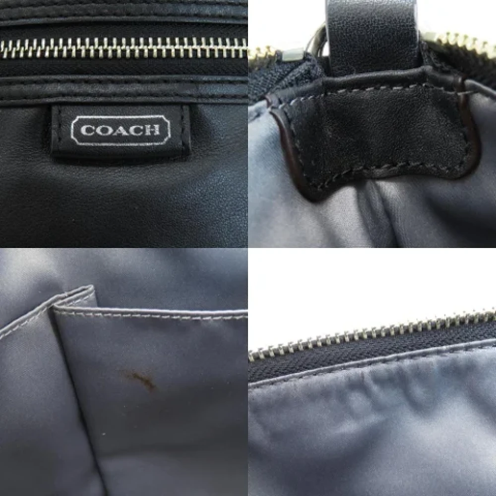 Coach Pre-owned Leather shoulder-bags Black Dames