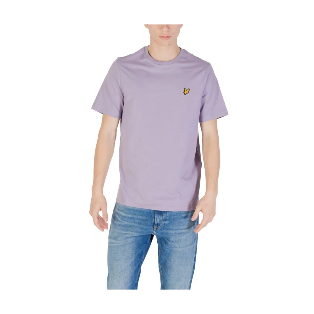 Lyle & Scott Men's Purple Cotton T-Shirt Extra Large