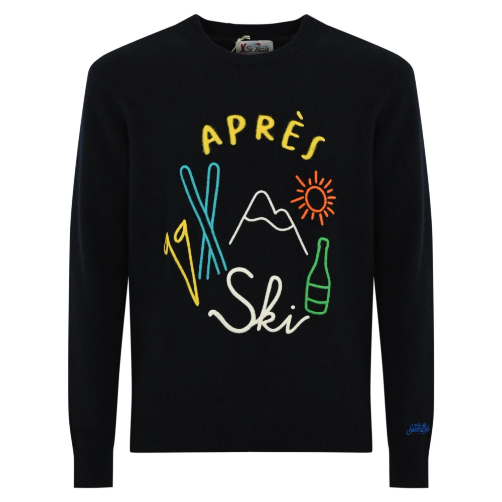 MC2 Saint Barth Zwarte Trui Maglione Black Heren
