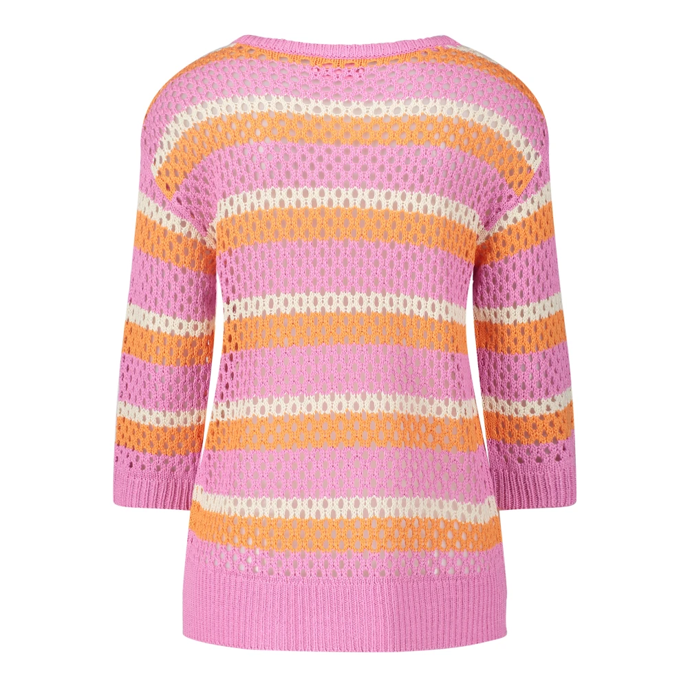 Betty Barclay Gestreepte Chunky Gebreide Trui Multicolor Dames