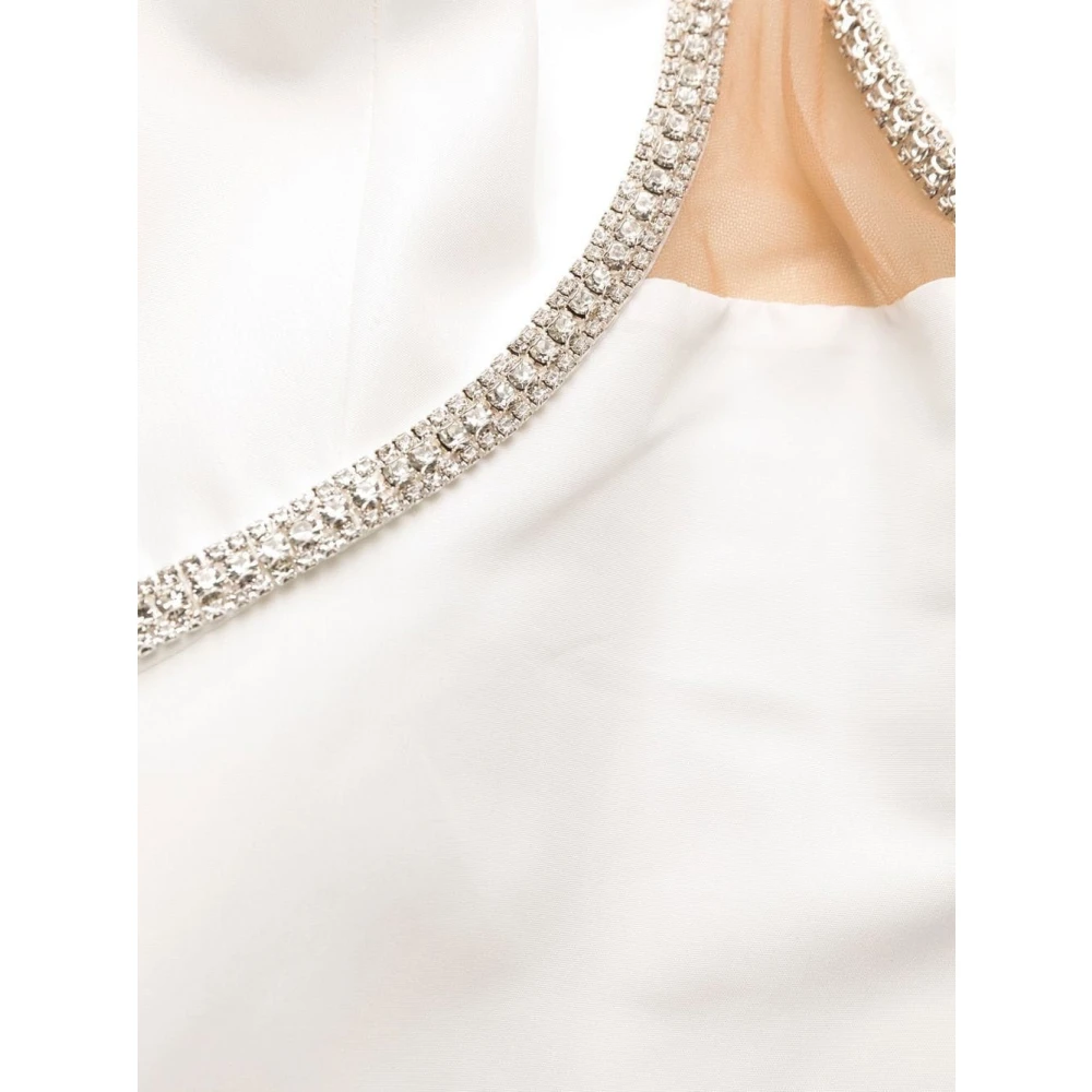 Self Portrait Short Dresses White Dames