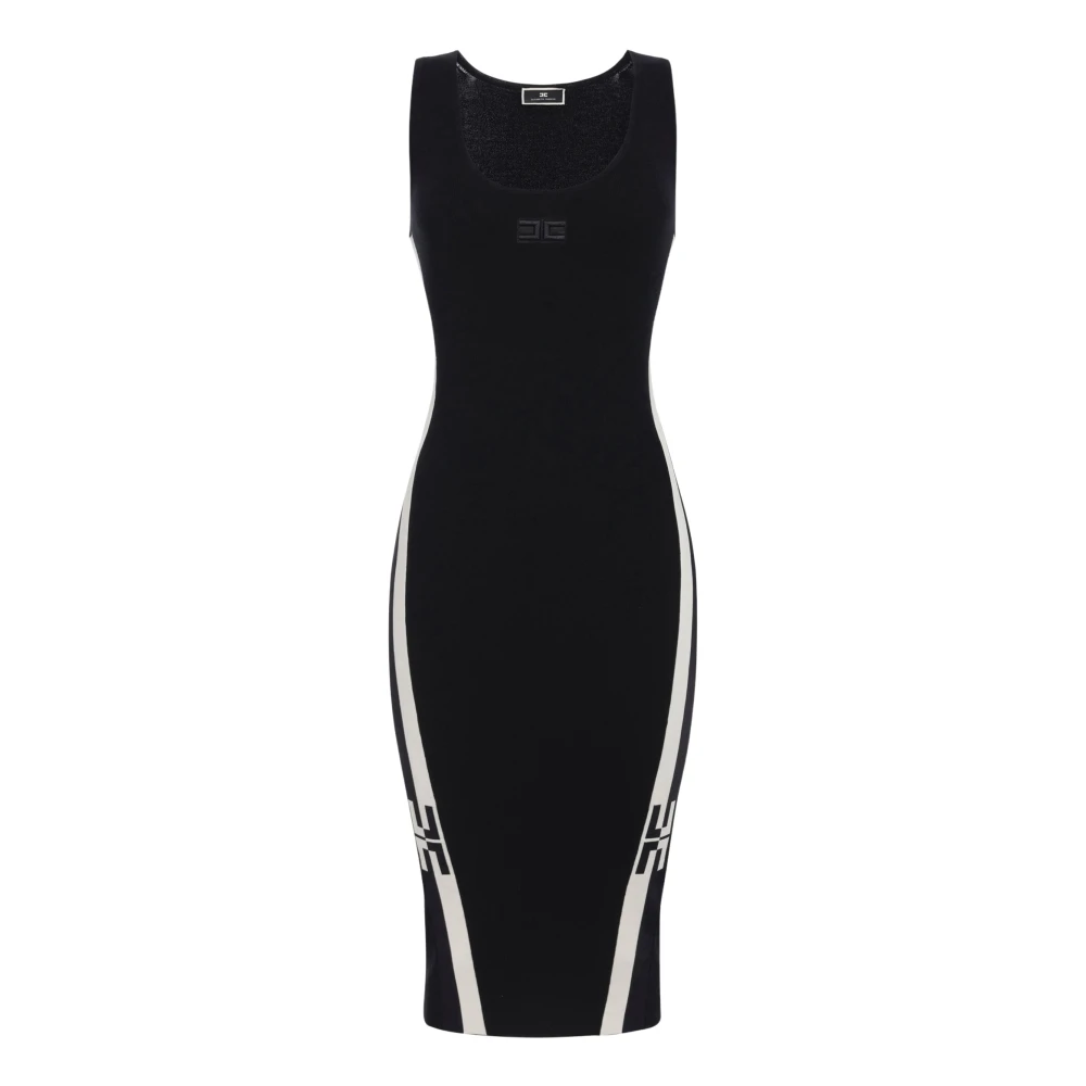 Elisabetta Franchi Elegante Jurk voor Speciale Gelegenheden Black Dames