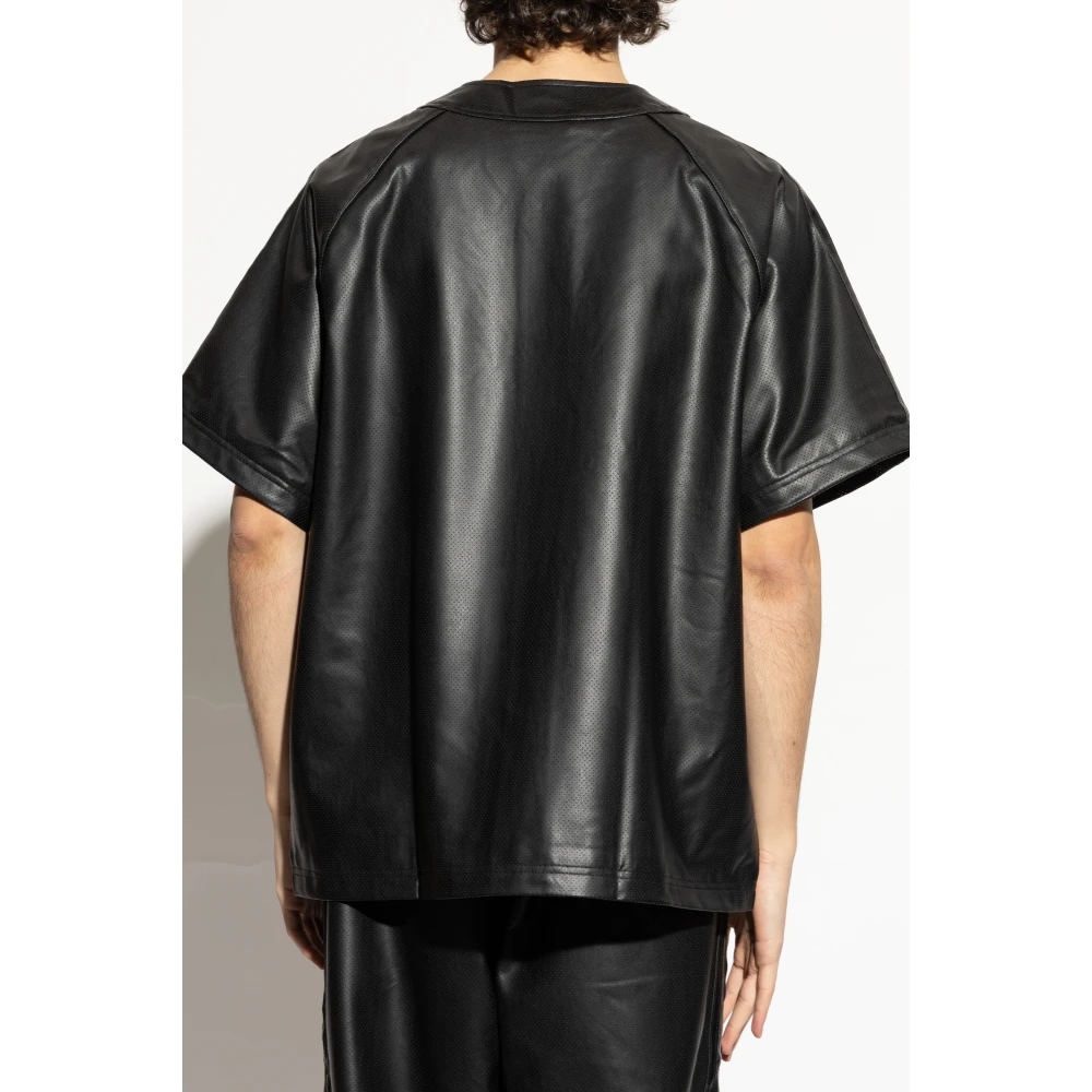 adidas Originals Shirt gemaakt van eco leer Black Heren
