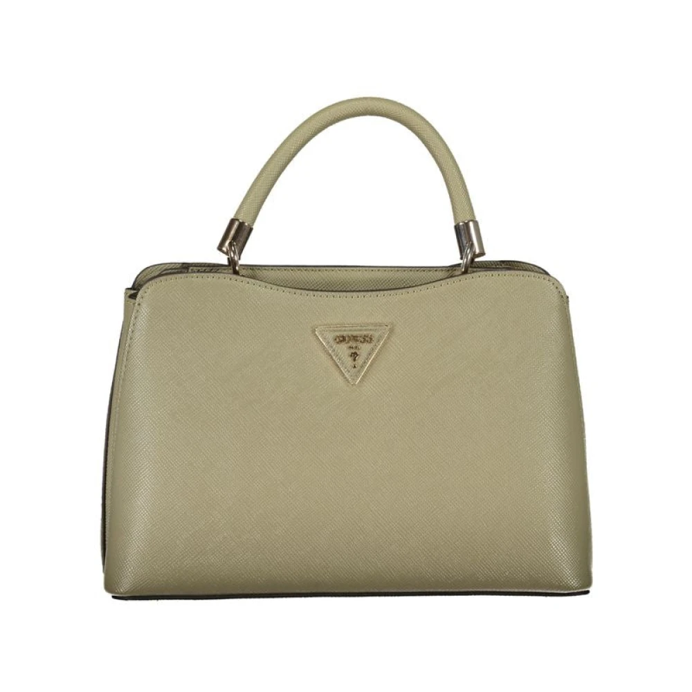 Guess Groene Polyethyleen Handtas met Verstelbare Schouderband Green Dames