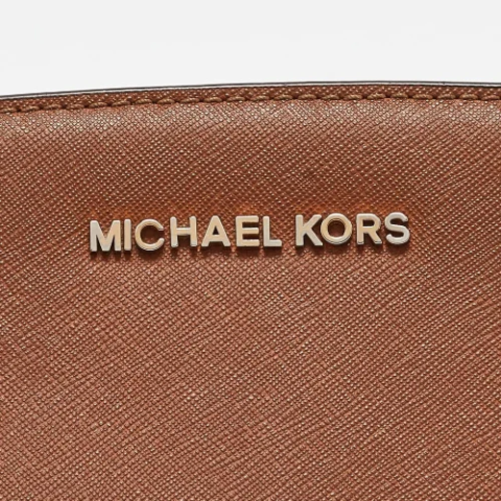 Michael Kors Pre-owned Leather crossbody-bags Brown Dames