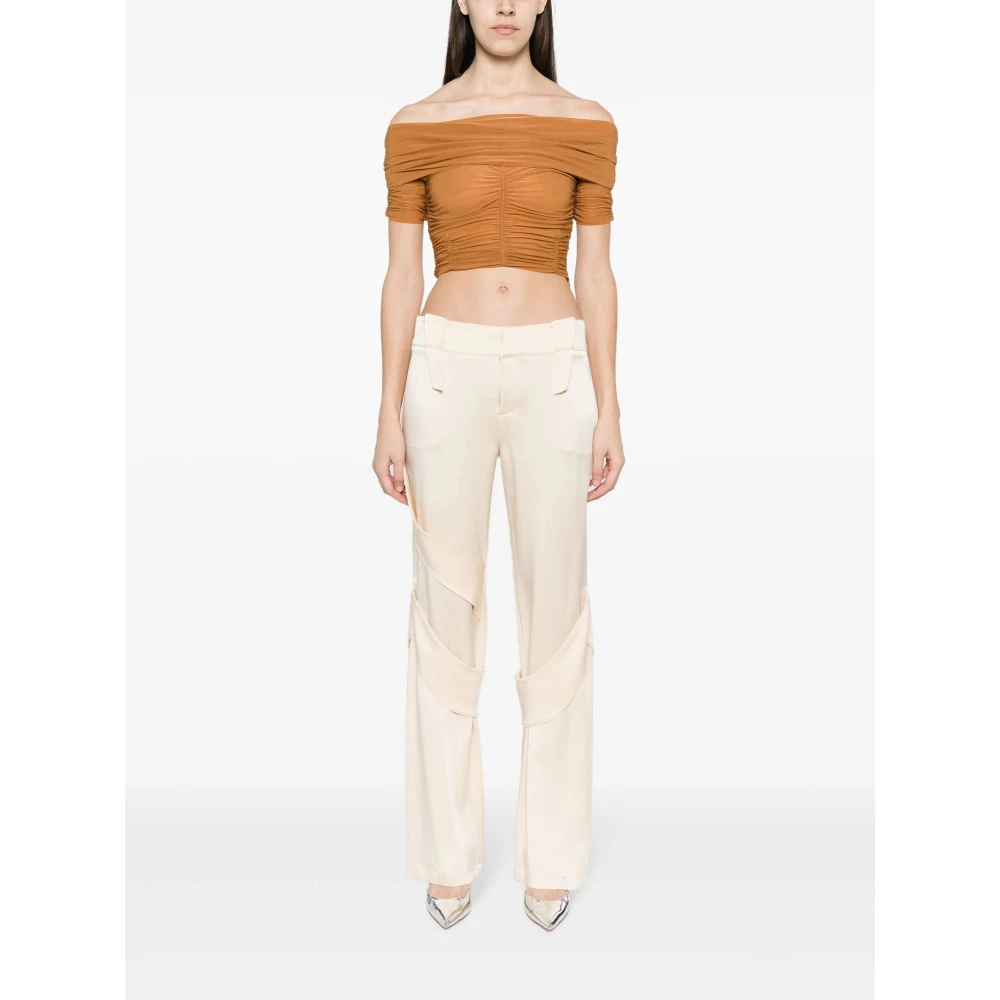 Blumarine Witte Broek voor Vrouwen White Dames