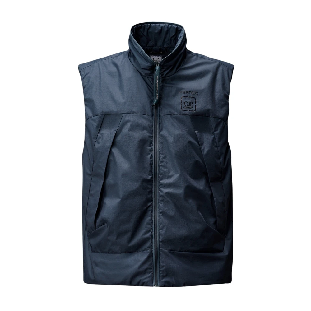 C.p. Company Men's Blue Waistcoats, Xl, Vest
