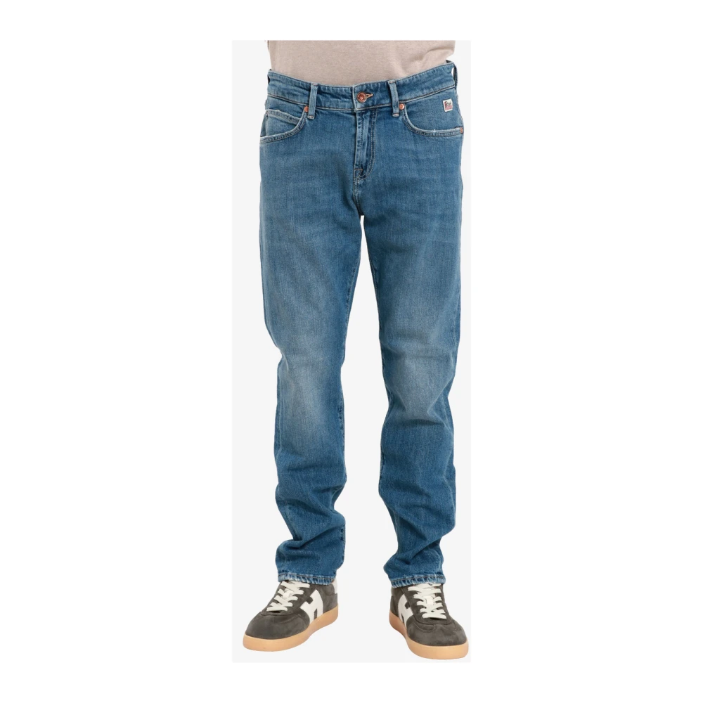 Roy Roger's Wide Leg Denim Jeans Model 527 Blue Heren