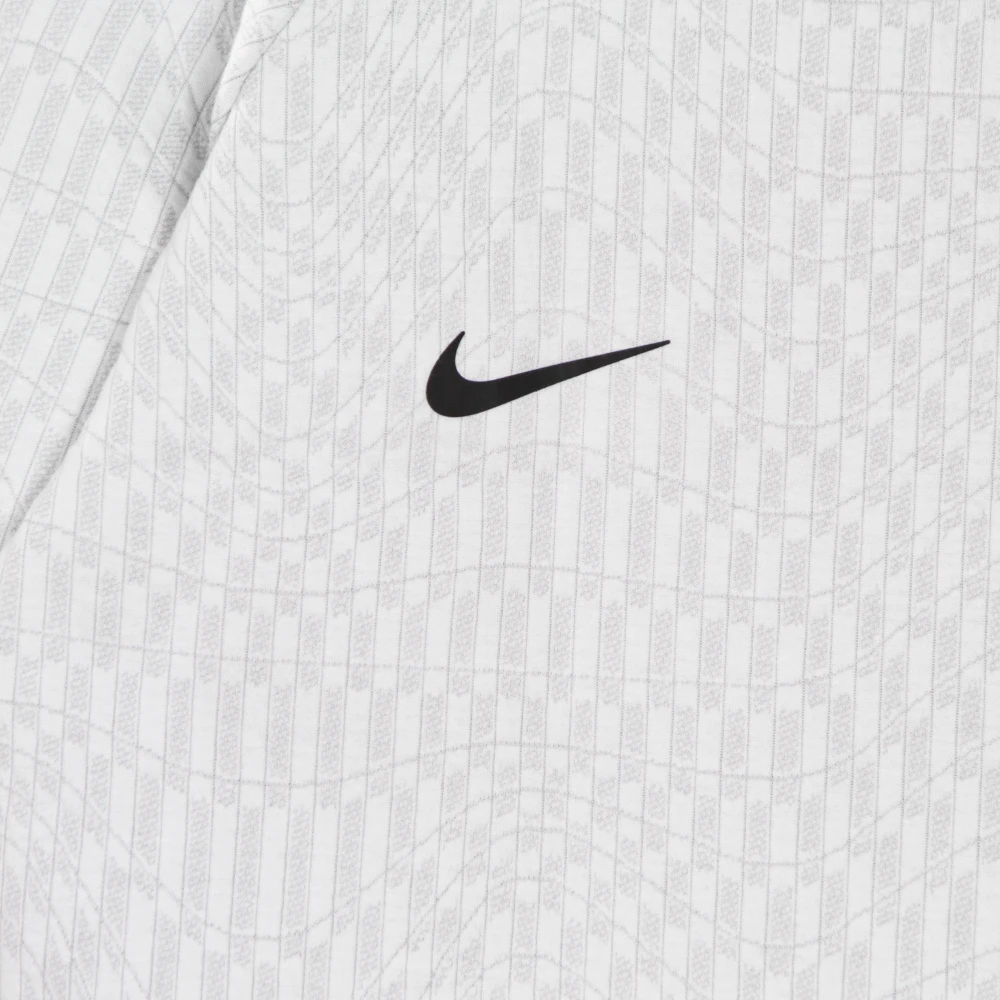 Nike Lichtgewicht Geometric Hoodie met Capuchon Gray Dames