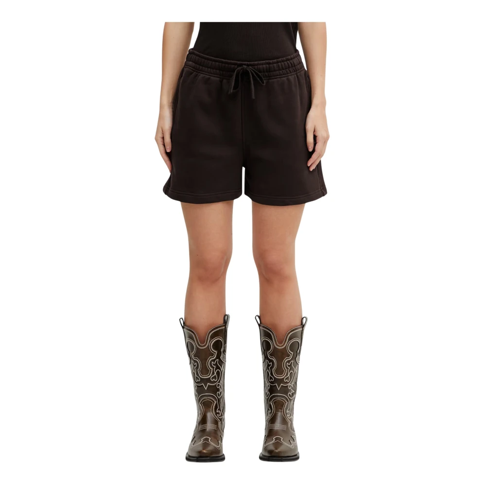 Maison Kitsuné Donna Marrone - Baby Fox Regular Jog Shorts - Shorts - S