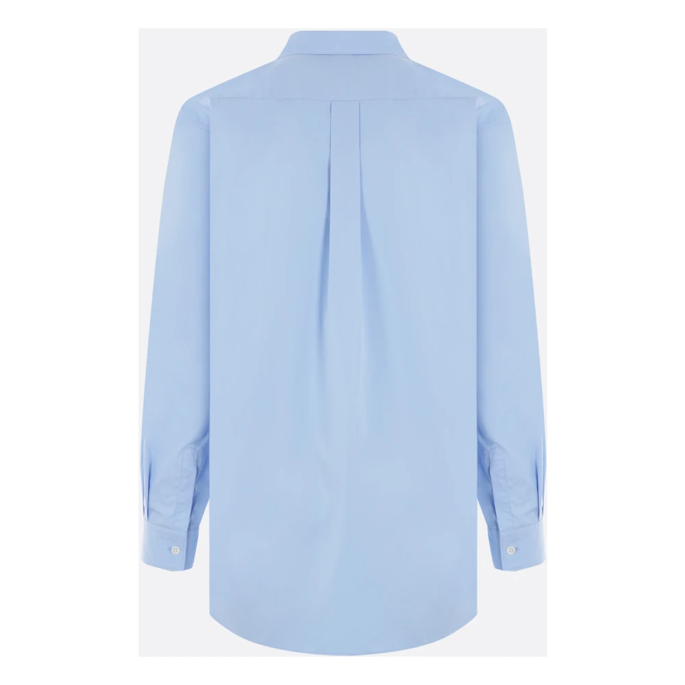 Comme des Garçons Blauwe Oversized Shirt Forever Blue Heren