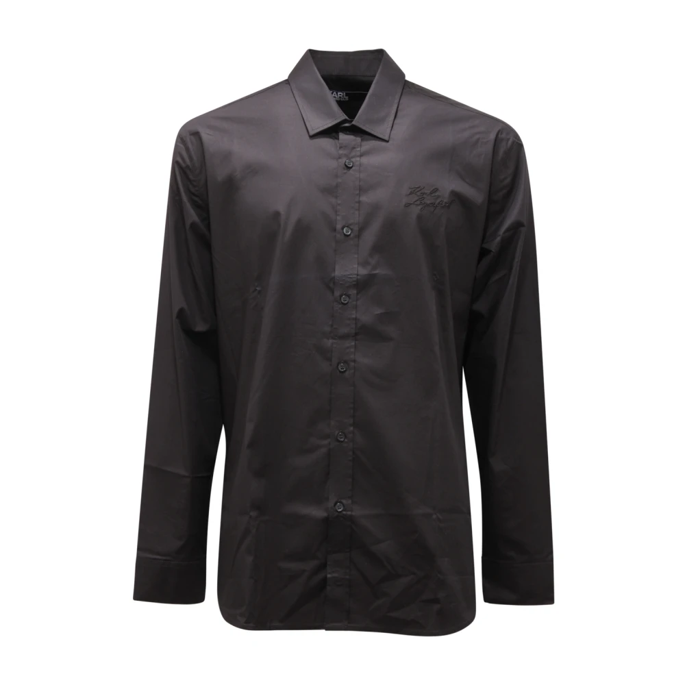 Karl Lagerfeld Uomo Nero - Camicia Shirt - Shirts - M