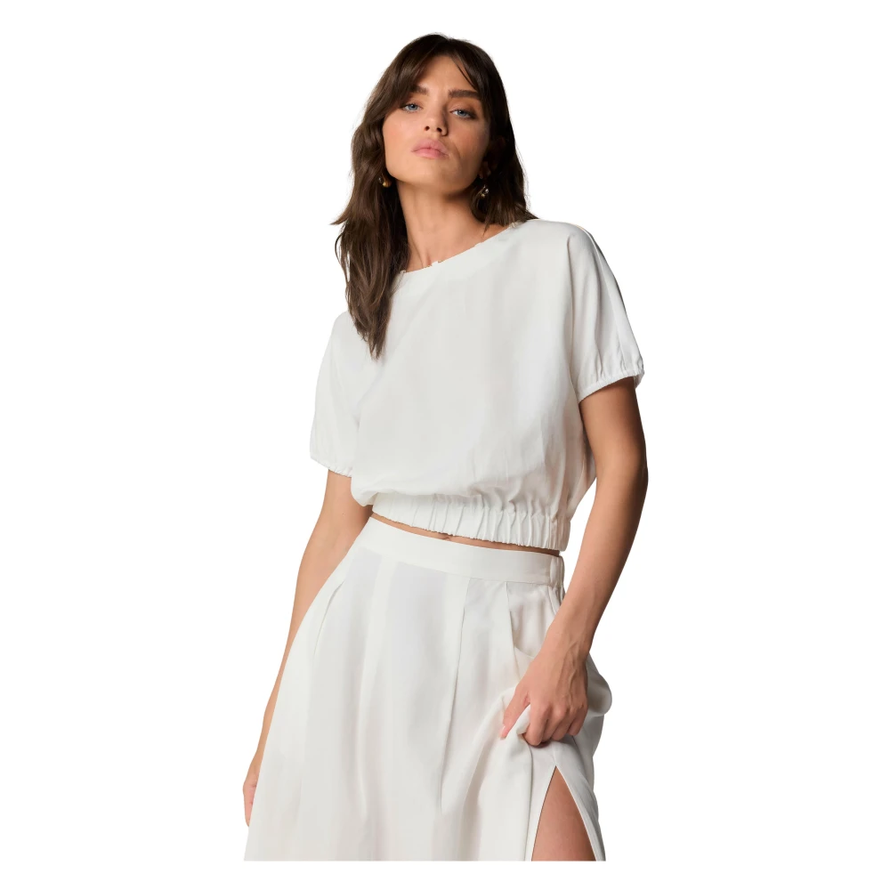 Kocca Stijlvolle Blouses voor Vrouwen White Dames