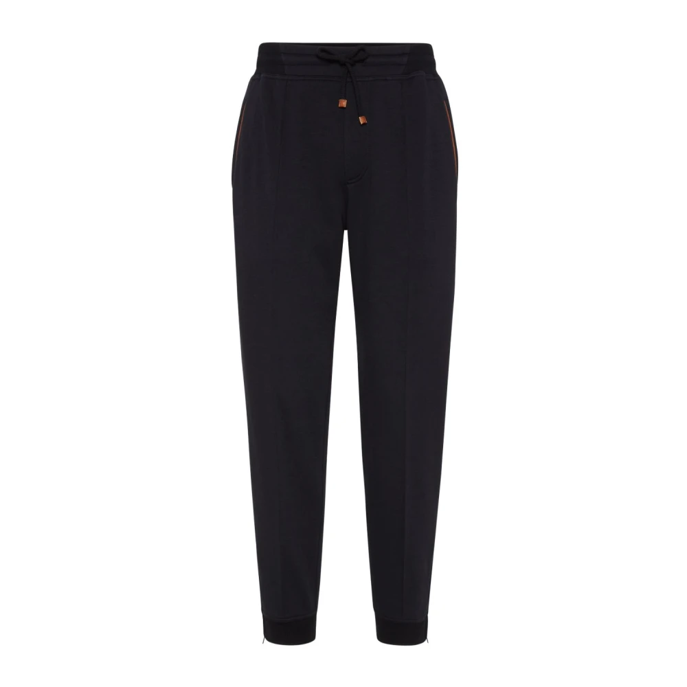 BRUNELLO CUCINELLI Zwarte Herenbroek Black Heren