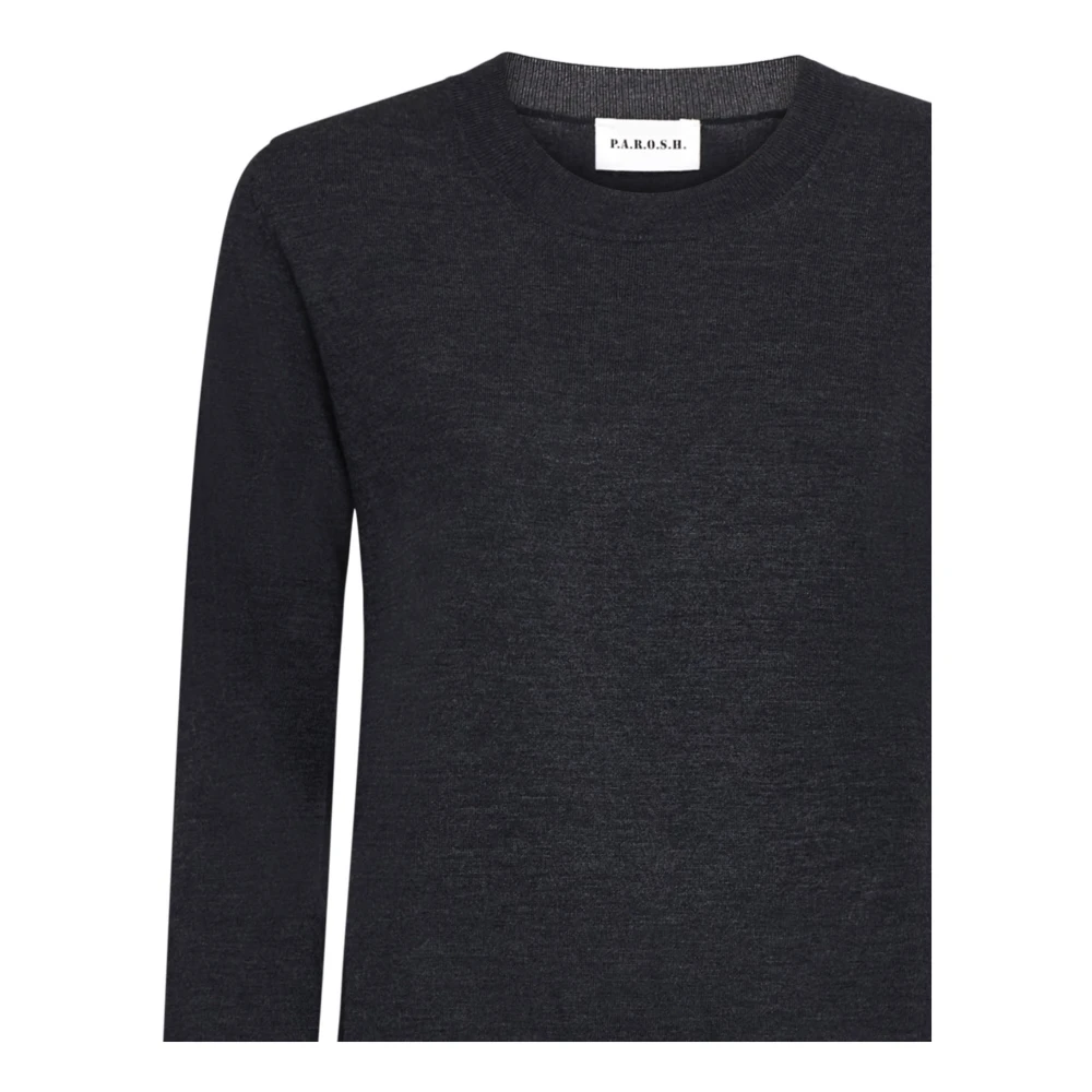 P.a.r.o.s.h. Grijze Sweater Collectie Gray Dames