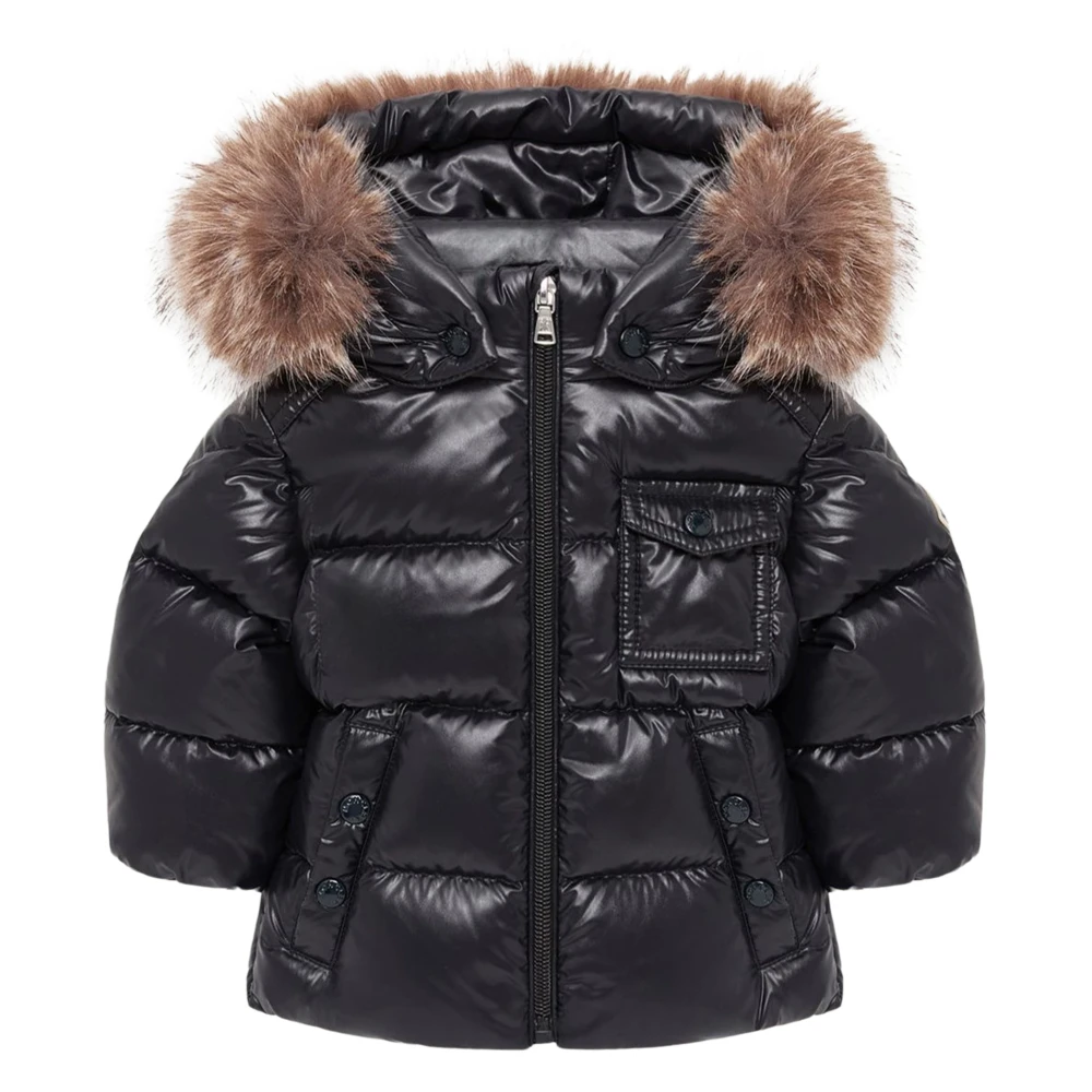Moncler Boys Navy Enfant Baby Down Padded K2f Jacket - Size 2 Years Kids - Image 3
