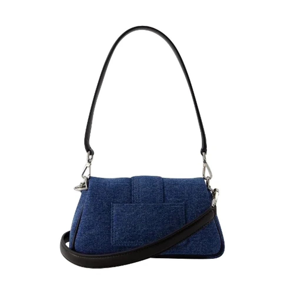 Jacquemus Pre-owned Cotton handbags Blue Dames