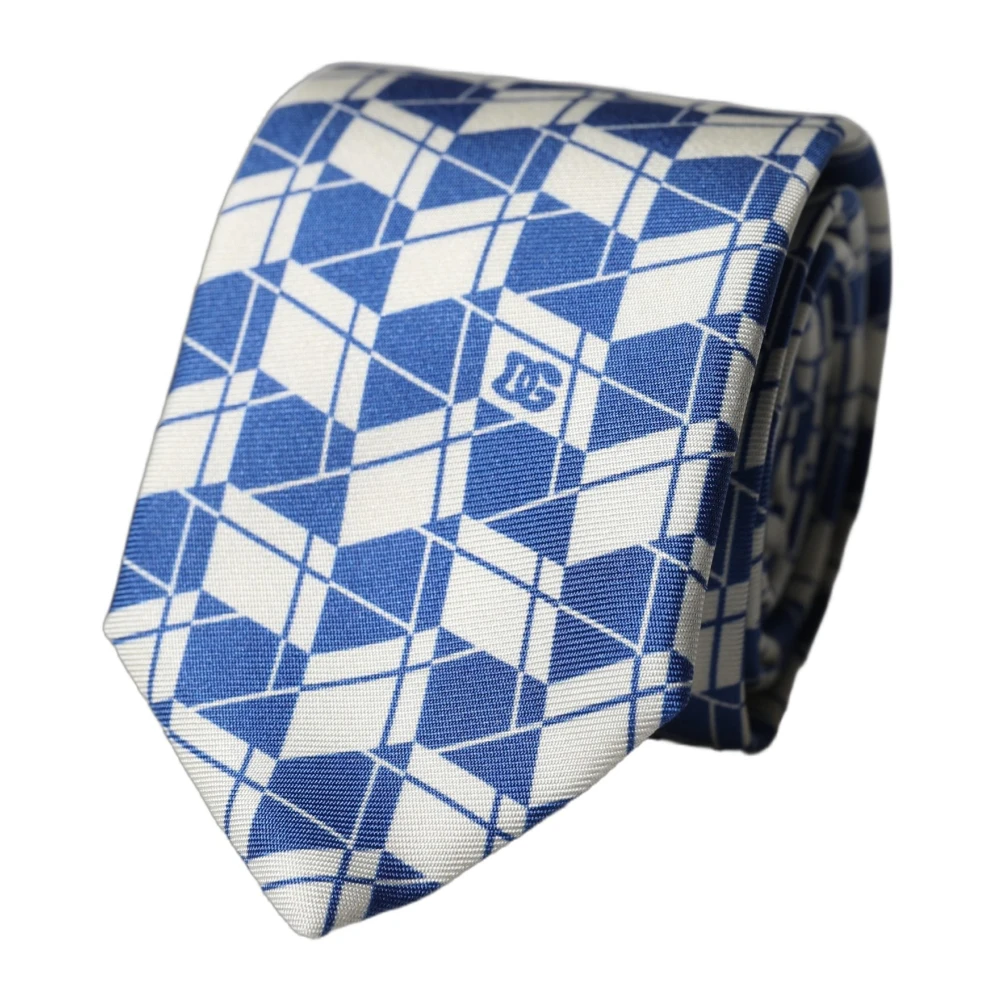 Dolce & Gabbana Men's Blue Necktie - Ties - One Size - Accessories
