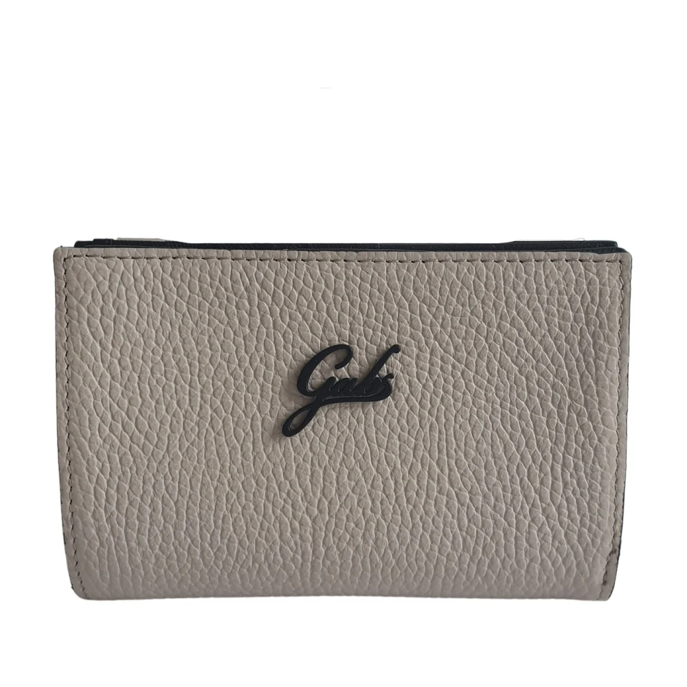 Gabs Wallets & Cardholders, Female, One Size, Gray Leather Wallet Compact And Stylish Beige